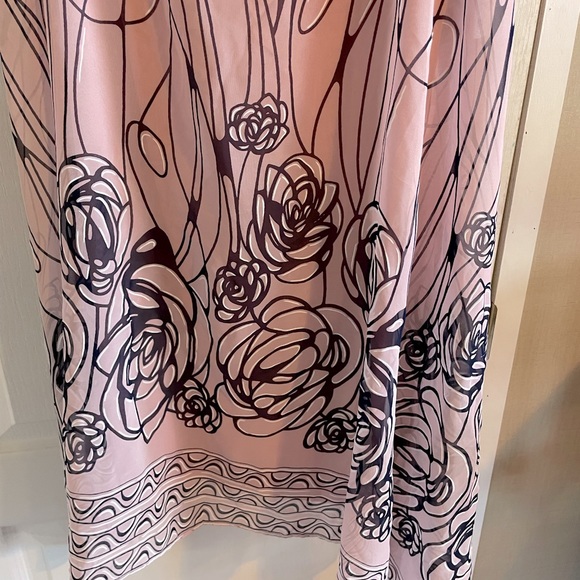 NWT Robbie Bee Sleeveless Dress Blush, Navy & White size 8 - Picture 5 of 10